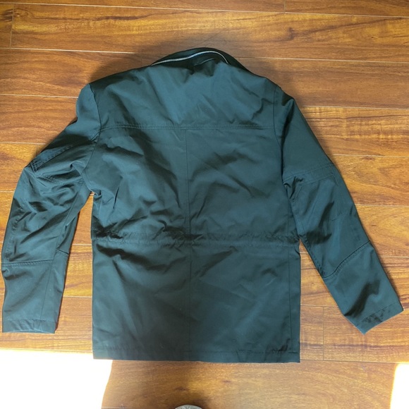 NWOT Hugo Red Men's Dark Green Bingou Zip-off Hood Field Jacket - Picture 3 of 7